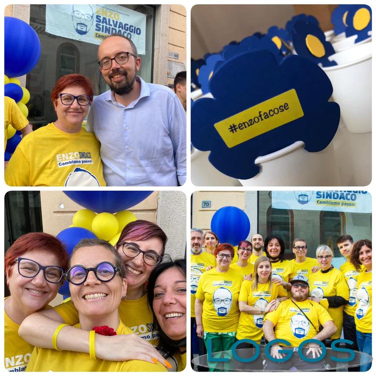 Magenta / Politica - La campagna elettorale di Enzo Salvaggio 