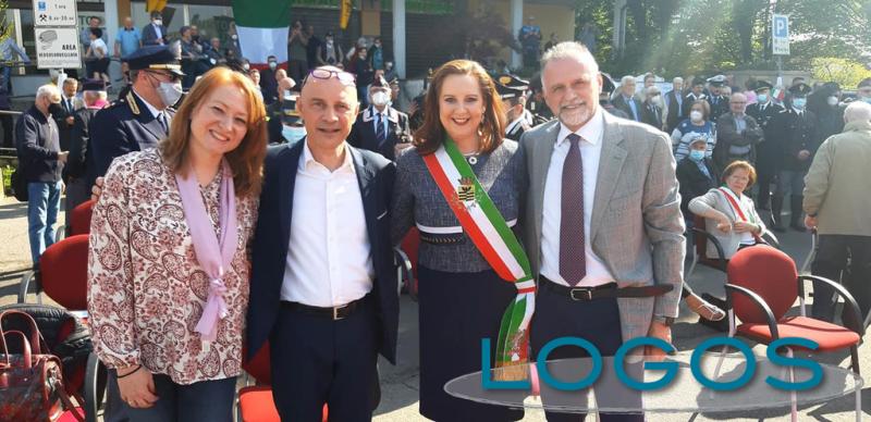 Magenta / Politica - Luca Del Gobbo durante la campagna elettorale 