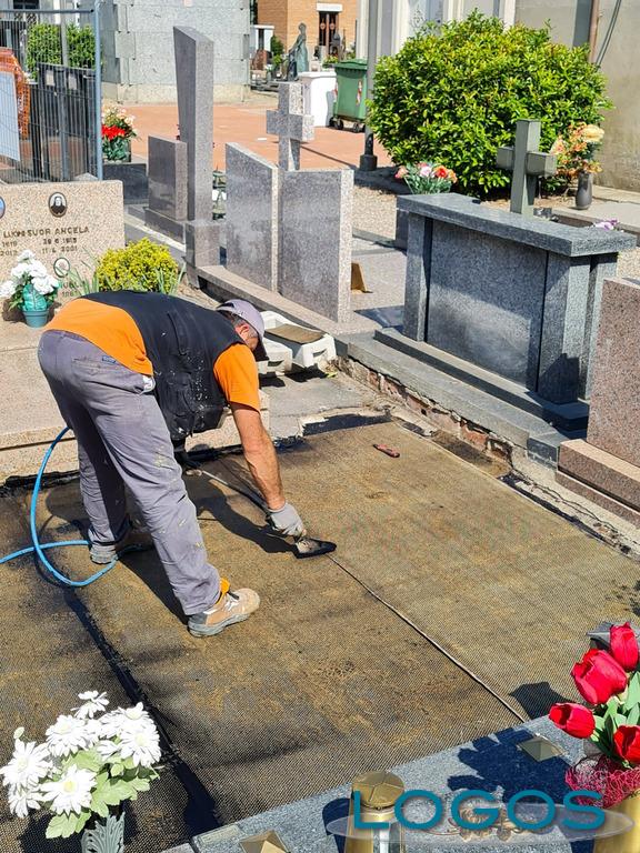 Buscate - Lavori al cimitero Buscate - Lavori al cimitero