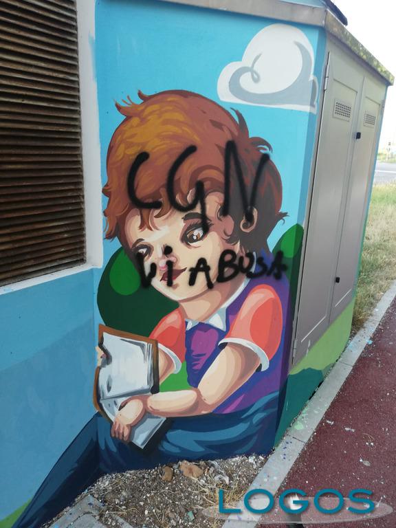 Inveruno - Vandalismi al murales 
