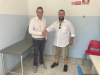 Castano / Salute - Il dottor Colombo con il sindaco Pignatiello 