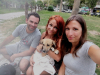 Castano / Storie - Roberta, Andrea e Chiara con il piccolo Salvo 