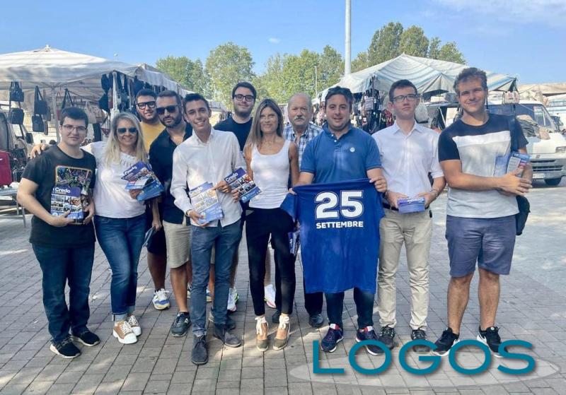 Politica - Laura Ravetto con alcuni leghisti a Legnano