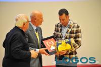 Milano / Sport - Vincenzo Nibali durante la premiazione 