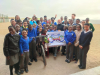 Cuggiono - Carlo Motta con i bambini in Namibia