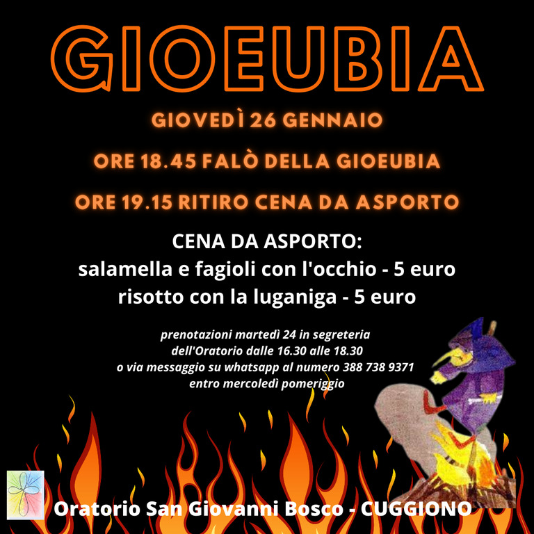 Cuggiono - Gioeubia 2023, la locandina