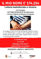 Robecchetto - “Il mio nome è 174.254”, la locandina