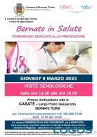 Bernate Ticino_prevenzione tumore al seno marzo 2023