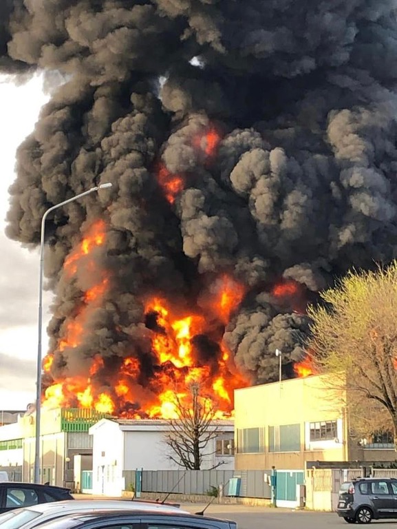 Cronaca - L’incendio (Foto internet)