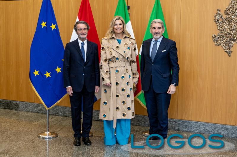 Milano - Regina Paesi Bassi con Fontana
