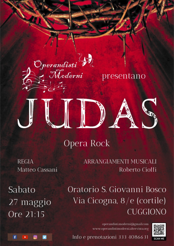 Cuggiono - Locandina Judas a Cuggiono 2023