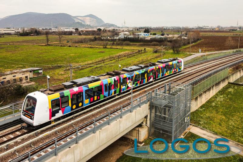 Attualità - Il treno d'arte (Foto Gruppo Brescia Mobilità) 