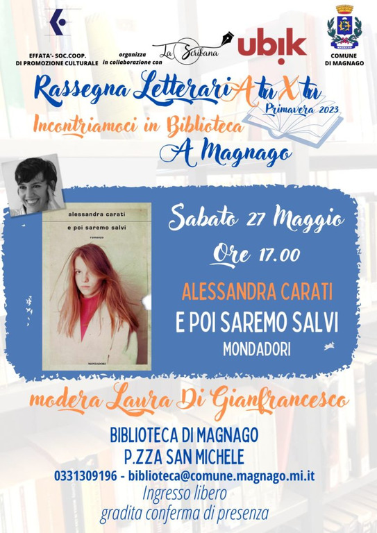 Magnago - Alessandra Carati in biblioteca