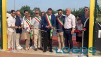 Castano / Sport - Taglio del nastro al campo 
