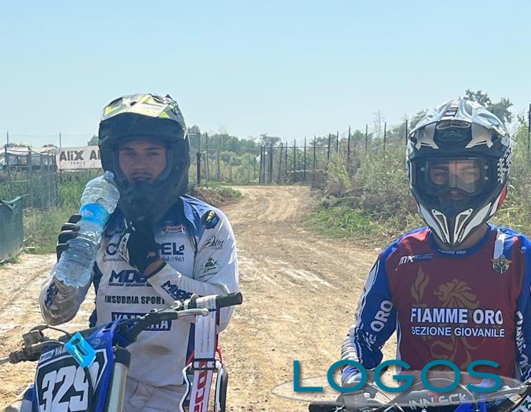 Sport - Miriani e Scollo del team insubria yamaha motocross