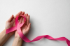 Fiocco rosa prevenzione al tumore al seno