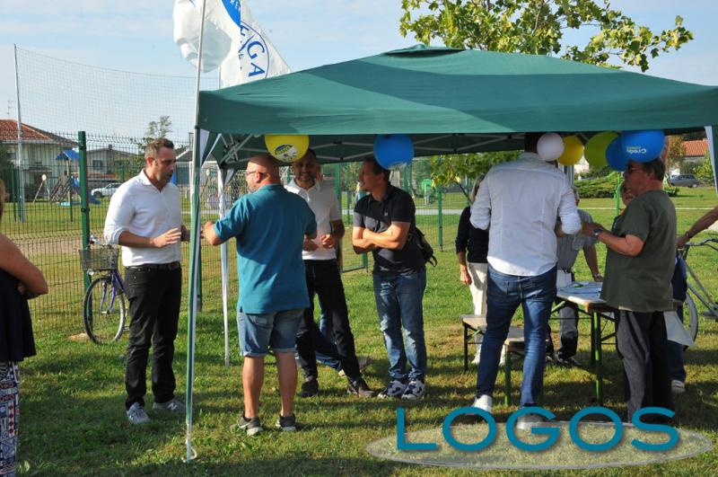 Castano / Politica - Gazebo della Lega 