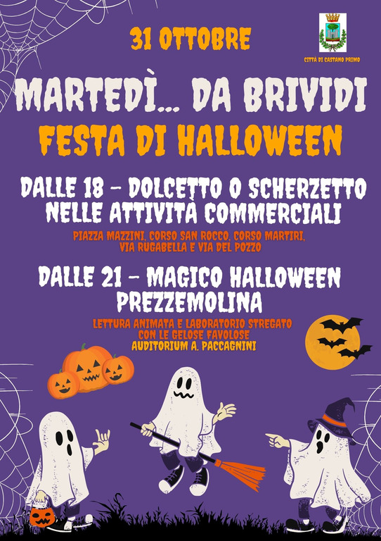Castano / Eventi - Il volantino di Halloween 