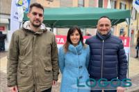 Castano / Politica - Isabella Tovaglieri con i rappresentanti della Lega di Castano 