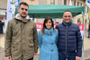 Castano / Politica - Isabella Tovaglieri con i rappresentanti della Lega di Castano 