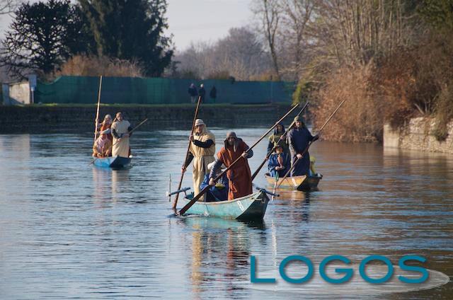 Bernate Ticino_presepe sul Naviglio