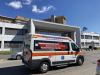 Magenta - Ospedale Fornaroli con l'ambulanza