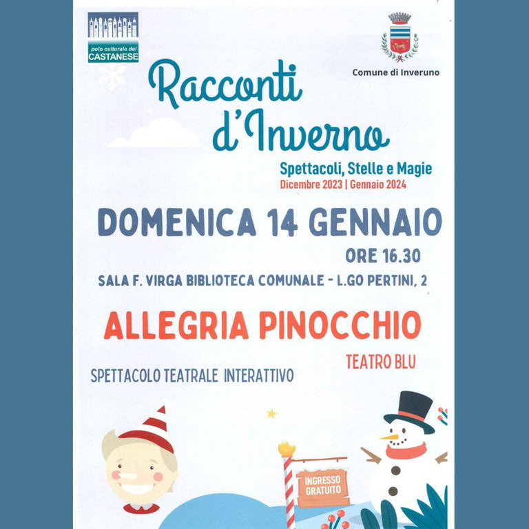 Inveruno - Allegria Pinocchio 2024, la locandina
