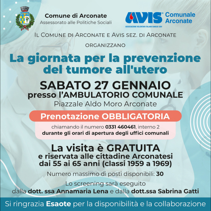 Arconate / Salute - giornata di prevenzione 2024