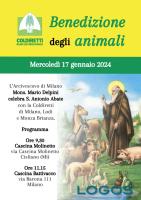 Milano - locandina benedizioni animali delpini 2024