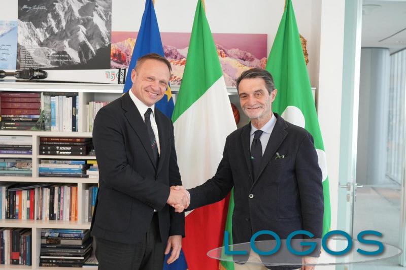 Politica - Ministro Lollobrigida con Fontana, 2024