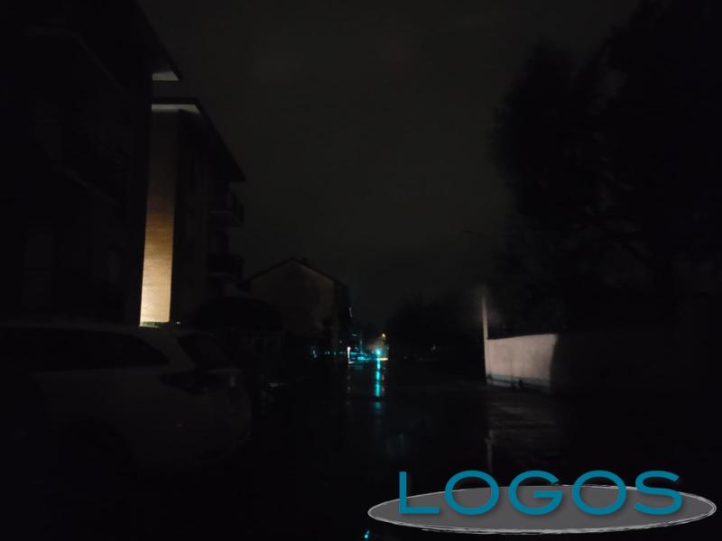 Cuggiono - Via Monsignor Motta al buio, 14 febbraio 2024