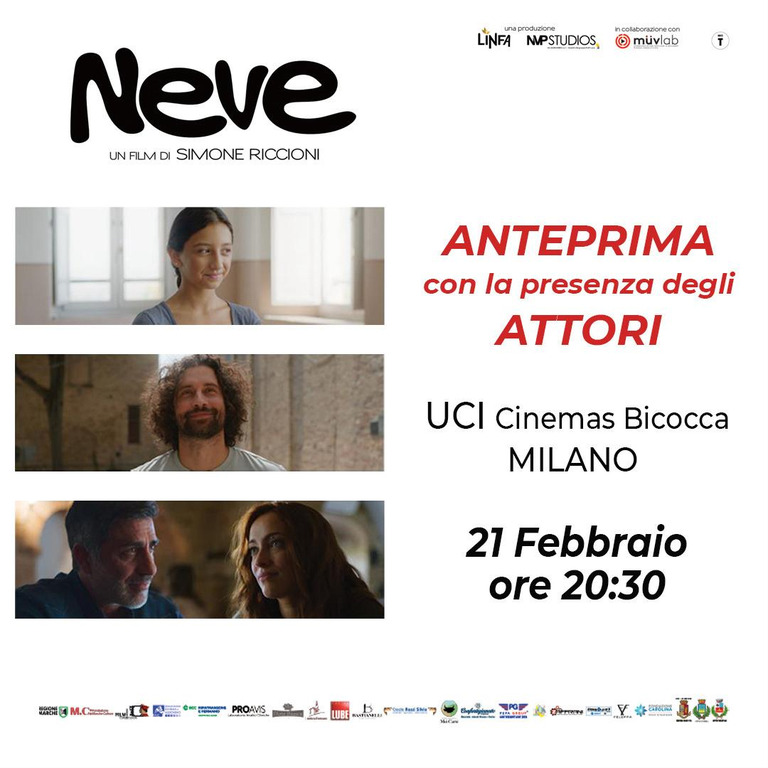 Cinema - Anteprima film 'Neve'