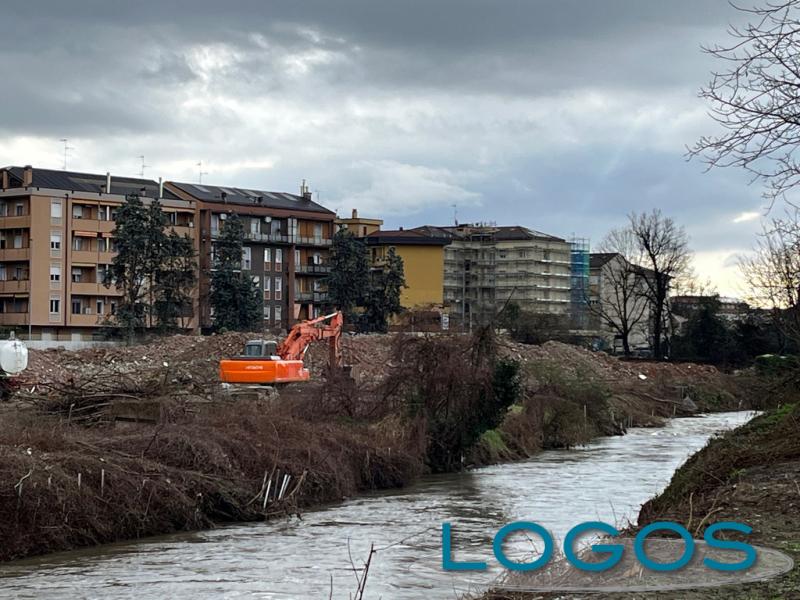 Legnano - Lavori sul fiume Olona 