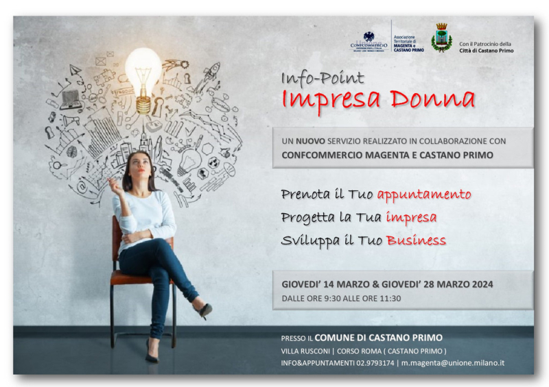 Commercio - Info point impresa donna 