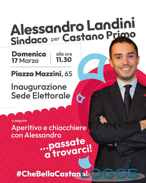 Castano / Politica - Landini: inaugurazione della sede elettorale 