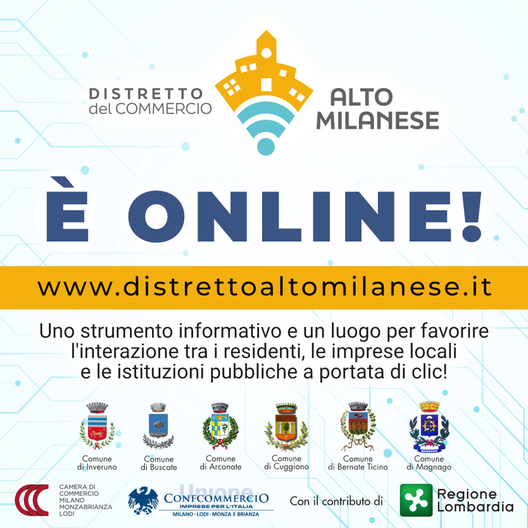 Arconate, Buscate, Cuggiono, Inveruno, Magnago, Commercio, Bernate Ticino