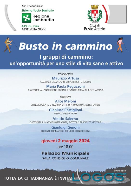 Busto Arsizio / Eventi - La locandina dell'incontro 