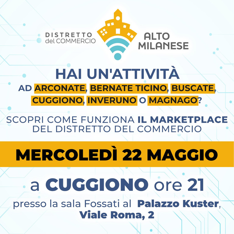Cuggiono - Serata digitalizzazione distretto