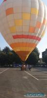 Inveruno - Mongolfiera in piazza mercato