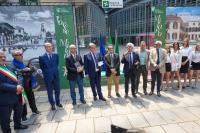 Fontana / inaugurazione mostra 100 anni della Laghi