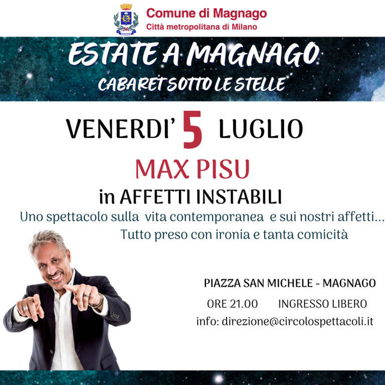 Magnago / Eventi - Max Pisu 2024