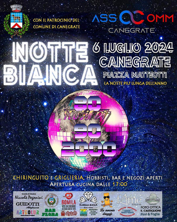 Musica, Eventi, Canegrate, Sociale