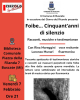 Buscate - 'Foibe... Cinquant'anni di silenzio', la locandina