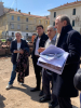 Busto Arsizio - Il sindaco Antonelli in un cantiere