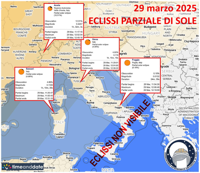 Ambiente - Eclissi parziale di sole 2025