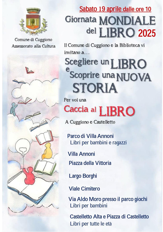 Cuggiono - 'Caccia al Libro' 2025, la locandina