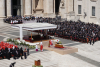 Roma - Il Cardinal Re per i funerali di Papa Francesco
