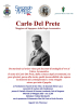 Cultura - Carlo Del Prete, locandino serata