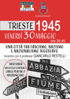 Locandina incontro 30 maggio