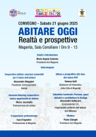 Locandina: "Abitare oggi. Realtà e prospettive".